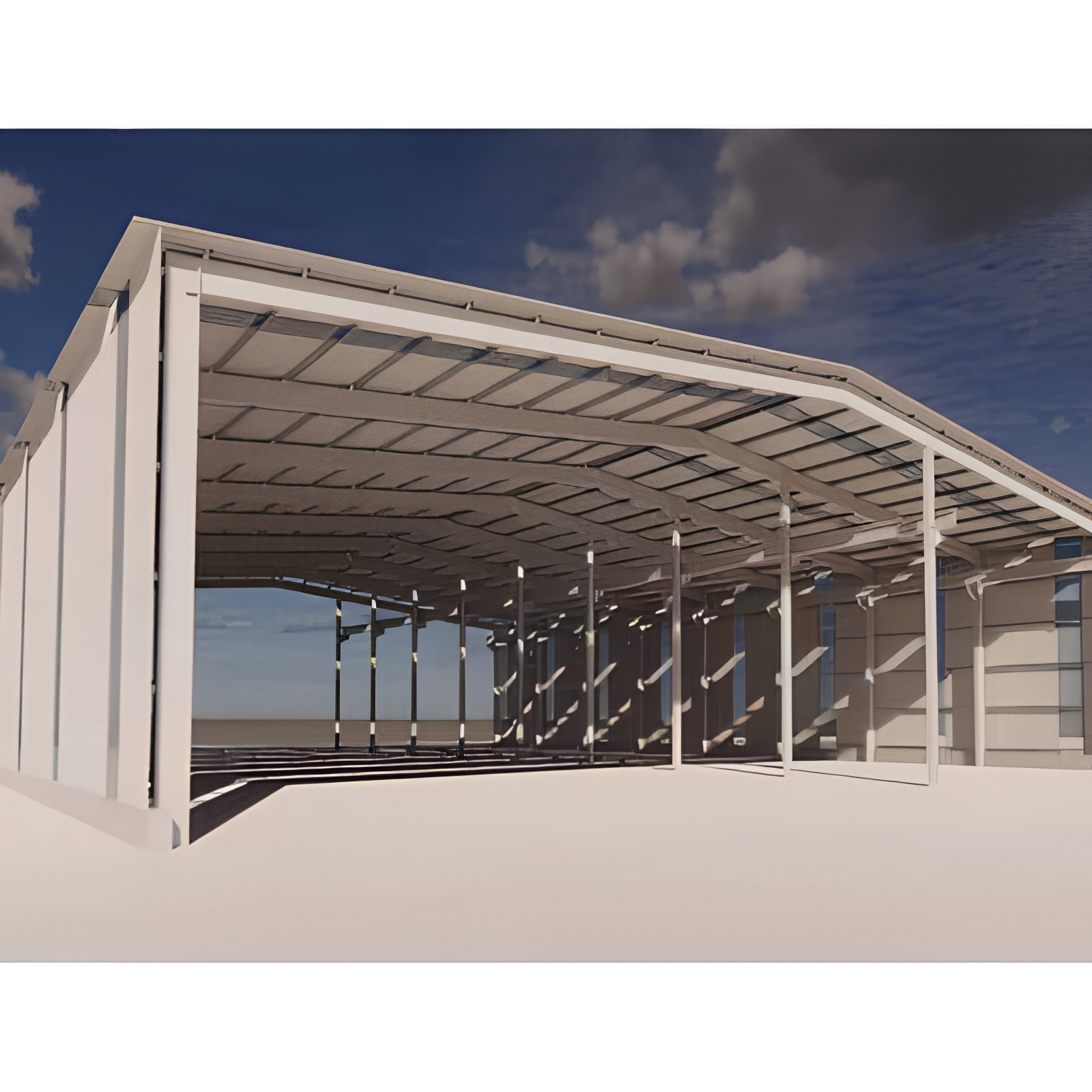 Custom Q235b Metal Modular House Frame Steel Structure Warehouse Building Kit