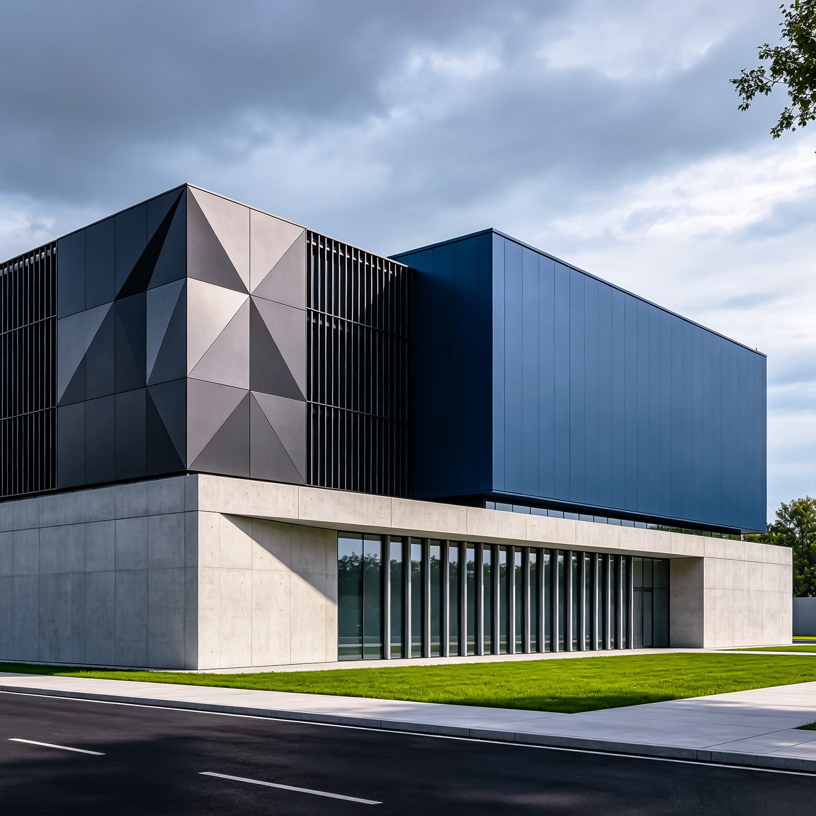 Steel Structure Buildings for Steel Structure Office Building with High-Strength Steel Frame and Large Span Design