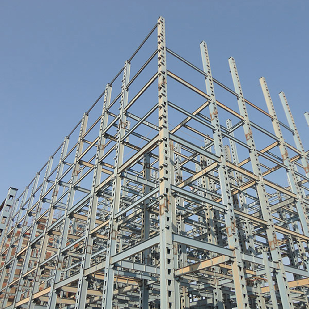 Industrial Heavy Duty Prefabricated Structural Steel Beams Columns for Warehouse Use Light Steel Structure Hot-dip Galvanized