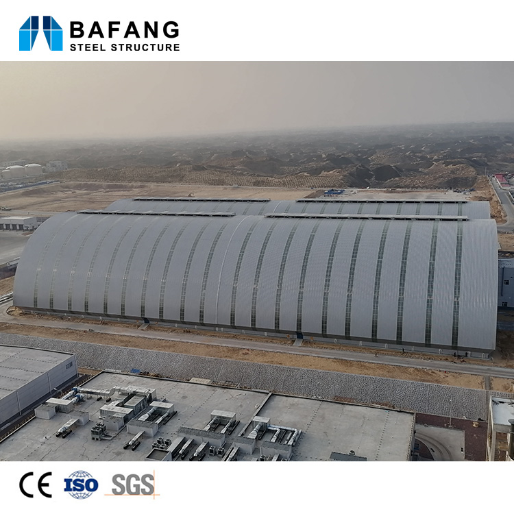 Large Span Prefab Steel Structure Warehouse Manufacturer's Prefab Steel Space Frame Shelter