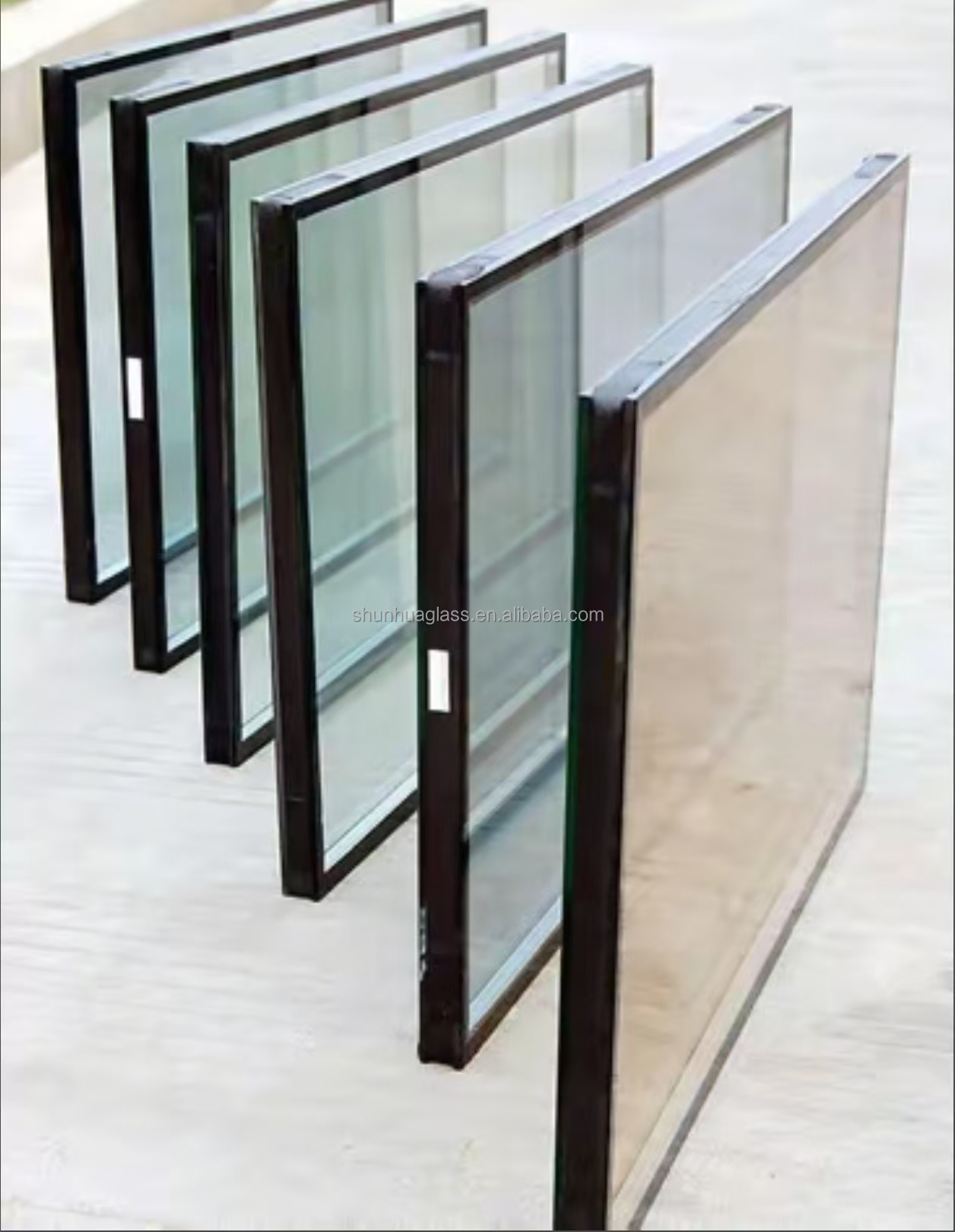 Direct Sales Insulated Glass Building Wall Unitized Curtain Wall Exterior for Villa Modern Design Anti-Corrosion Fireproof
