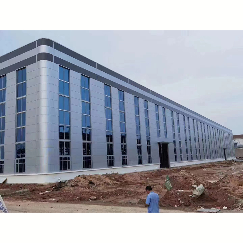 Modern Prefabricated Steel Structure Building Metal Space Frame for Factory Prefab Warehouse House Supermarket Sandwich Panel