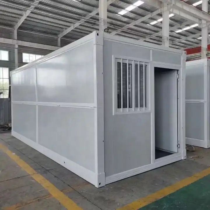 20ft Modular Container House Foldable Prefab Office Steel And Sandwich Panel Storage Box For Mining Camps