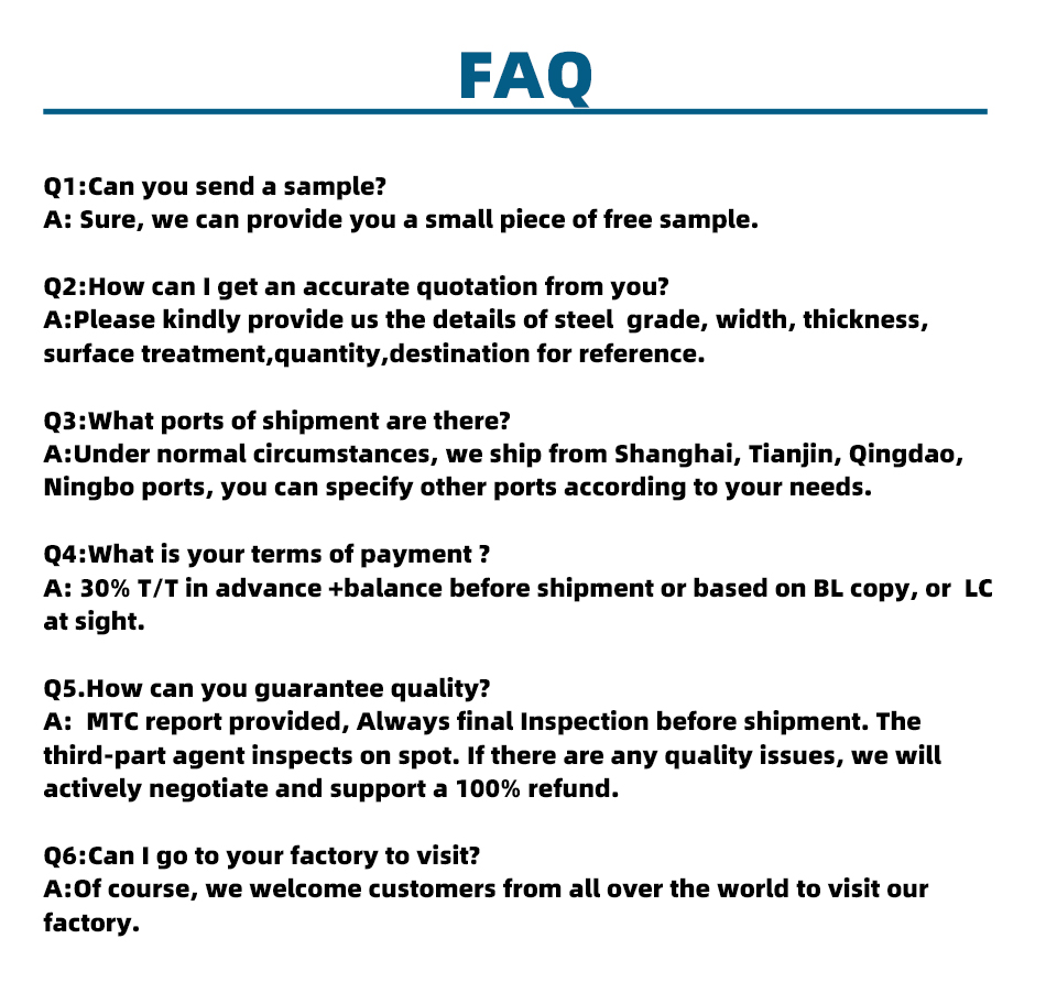 FAQ display