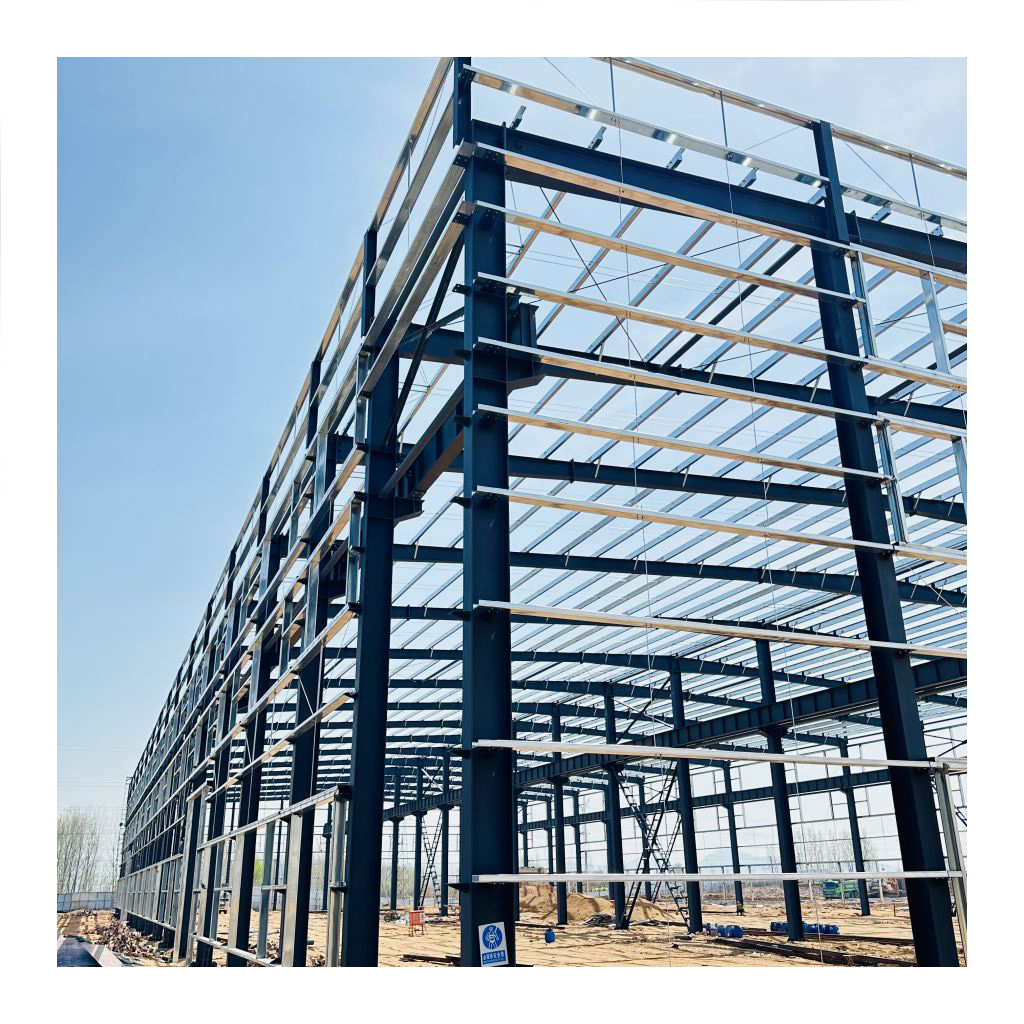 Light Weight Modular Prefabricated Steel Structure Warehouse Large Span Metal Frame Workshop Portal Steel Shed Construction