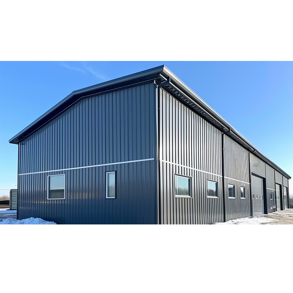 IBeehive Heavy Duty Steel Prefabricated Outdoor Metal Shed Welding Cutting Services Steel Structure Warehouse for Steel Workshop