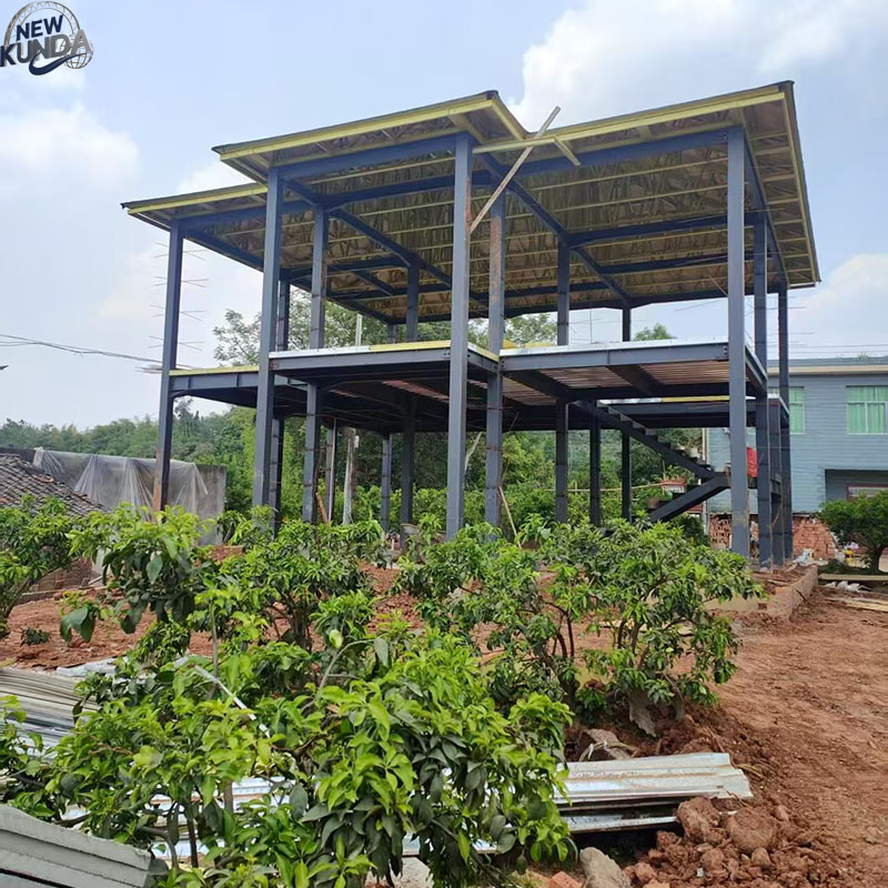 High Quality Prefabricated Light Steel Structural Pipe Tube Truss Frame Hot Dip Galvanized Roof Shed Modern Exhibition Hall