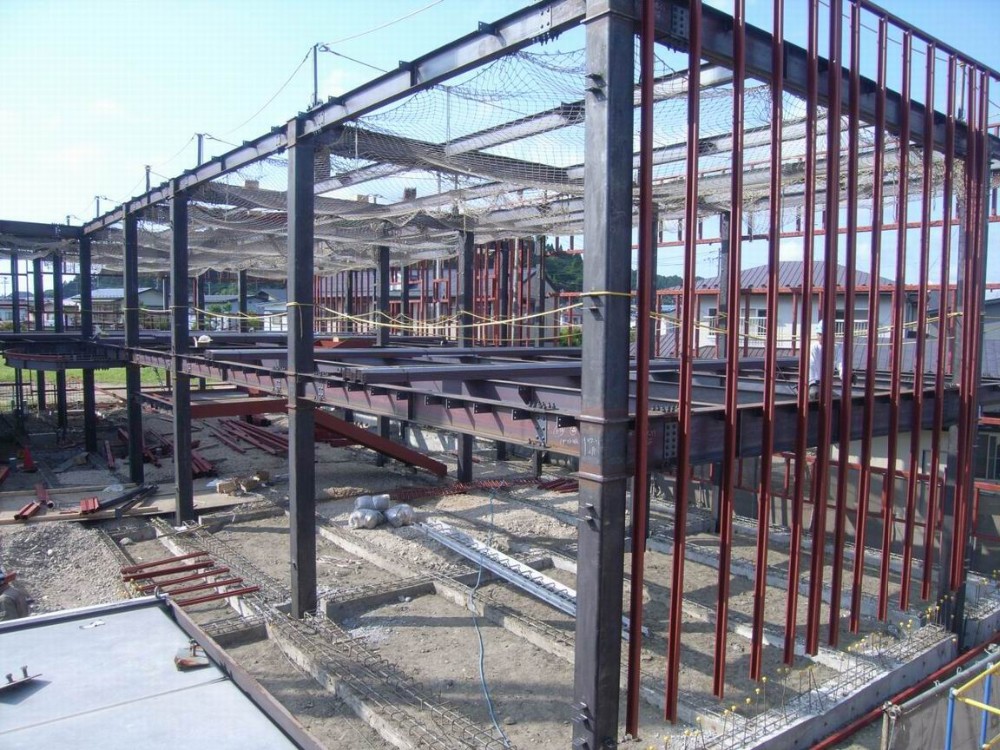 Prefabricated I Steel Column Q355 Quality h Beams Warehouse with Single Span Structural Building