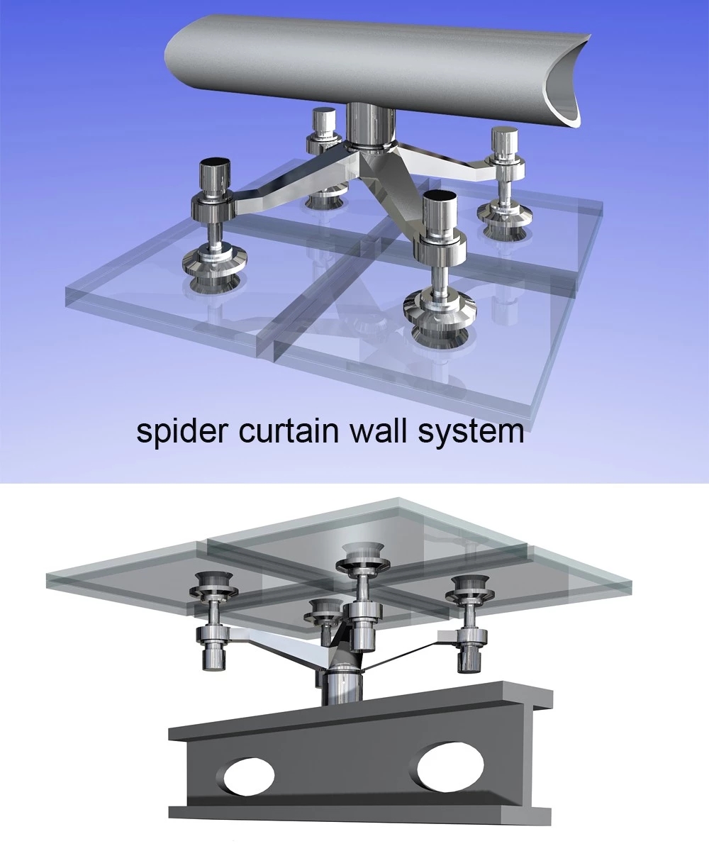 Curtain wall structure type B