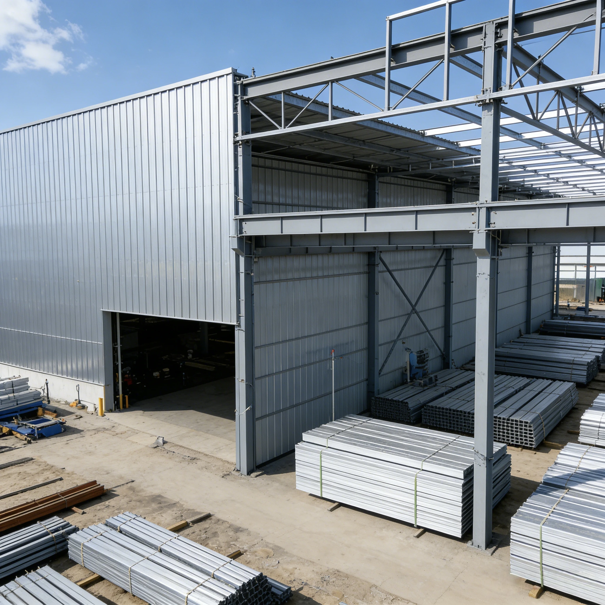 Steel Structure Fabrication Skylight Space Frame Gymnasium Building Coal Shed Airport Terminal Building Steel Space Frame