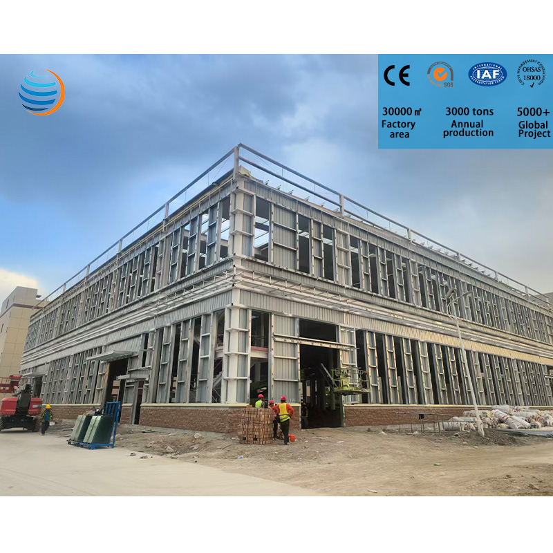Steel Frame Building Pro Industrial Heavy Duty Fire Resistant Modular Quick Install Multi Purpose Warehouse Storage Structure