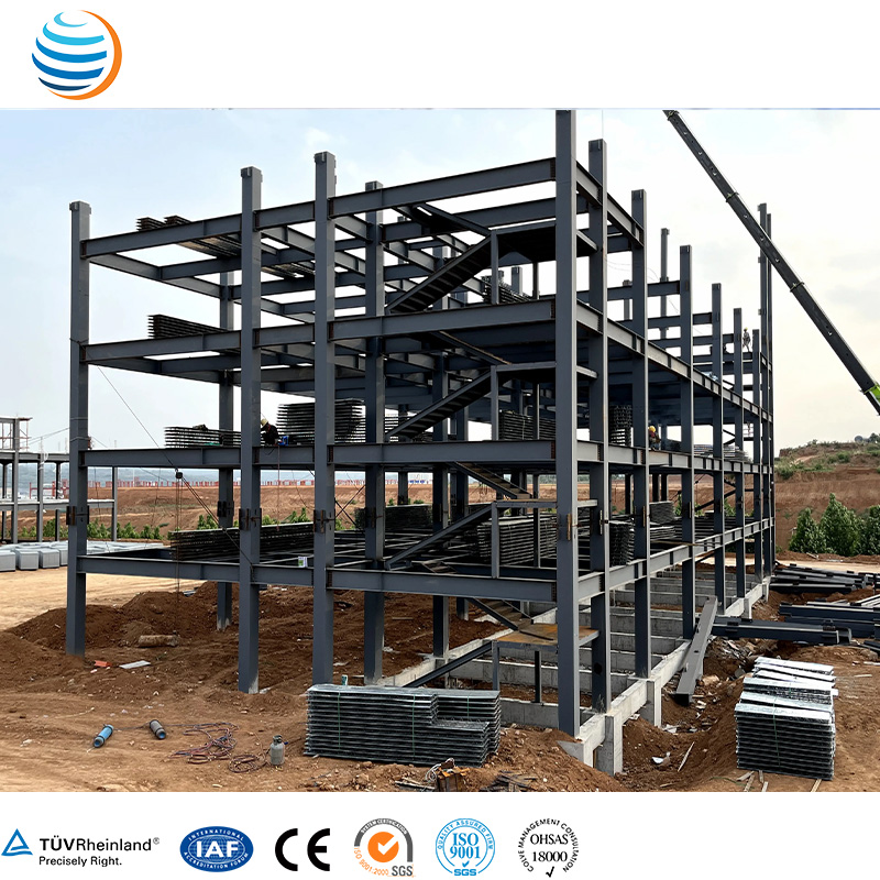 Prefab High Rise Multi Story Building Steel Structure Apartment Building Prefab Steel Structure Warehouse Hanger