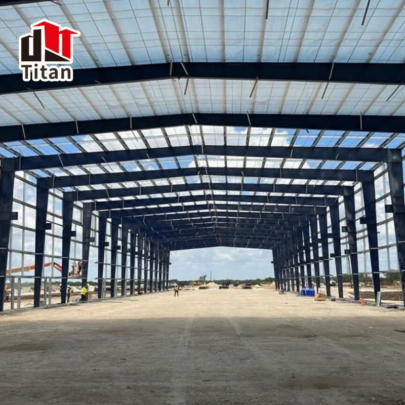 Cattle Cow Livestock Dairy Farm Prefabricated Steel Structure Building