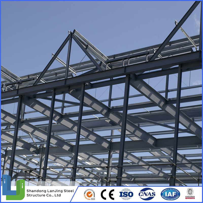 Prefabricated Steel Structure Construction Industrial Building for Warehouse Workshop Hanagr Garage Prefab Building Steel Structure