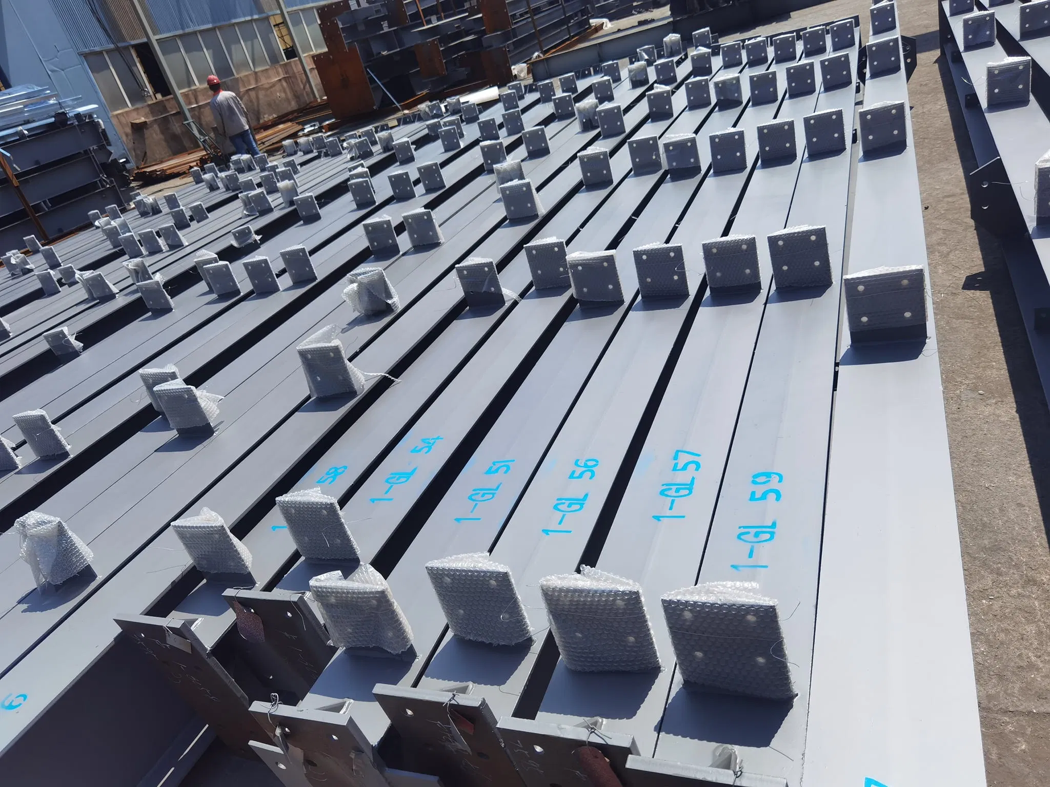 Dryc Factory Prefabricated Structural Steel Construction Material Beam Colum