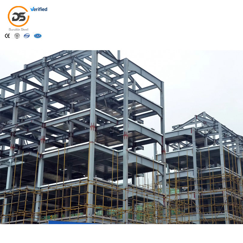 Modern Design Prefabricated Space Frame Steel Structure Multi-Storey Building for School Hotel Apartment Office Warehouse