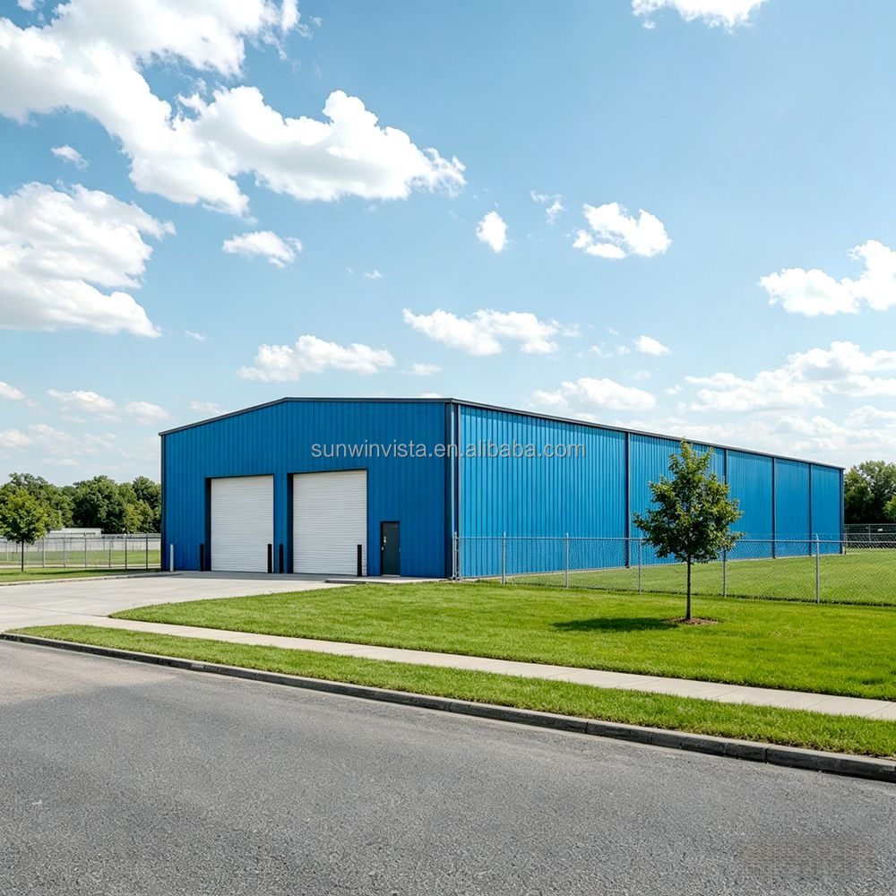 Light Steel Frame House Office Building Factory Plant Customized Design Steel Structure Workshop With Mezzanine