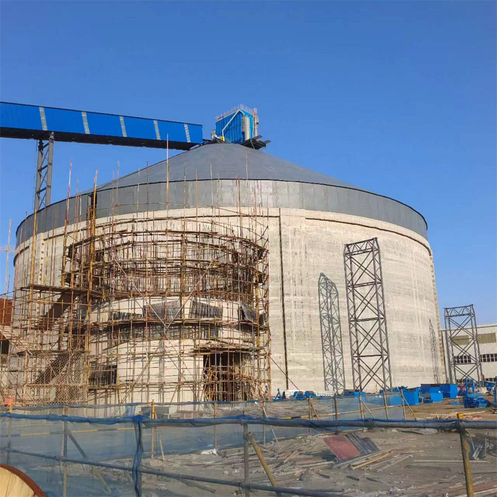 Space Grid Steel Structure Building Manufacturer Supplies Space Frame Geodesic Dome Coal Storage Shed