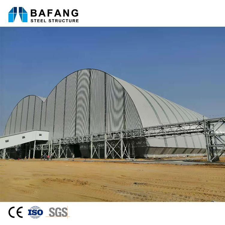 Large Span Prefab Steel Structure Warehouse Manufacturer's Prefab Steel Space Frame Shelter