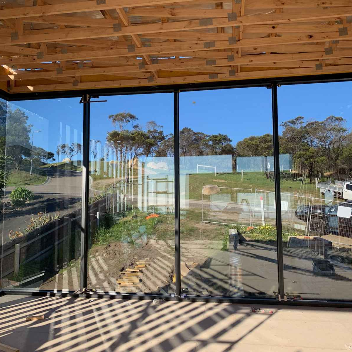 NOA NFRC AS2047 Aluminum Double Tempered Glazing Unitized Glass Curtain Wall System Waterproof Exterior Structural Window Wall