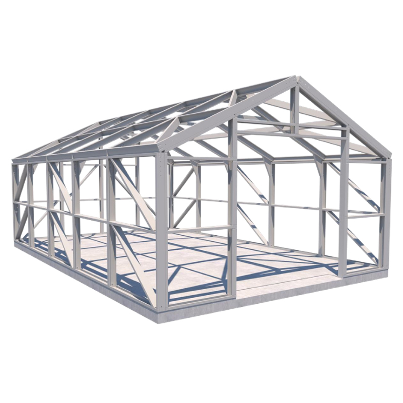 Custom Size Modular Steel Warehouse Wind/Seismic Resistant Bolted Frame For Commercial Goods Storage
