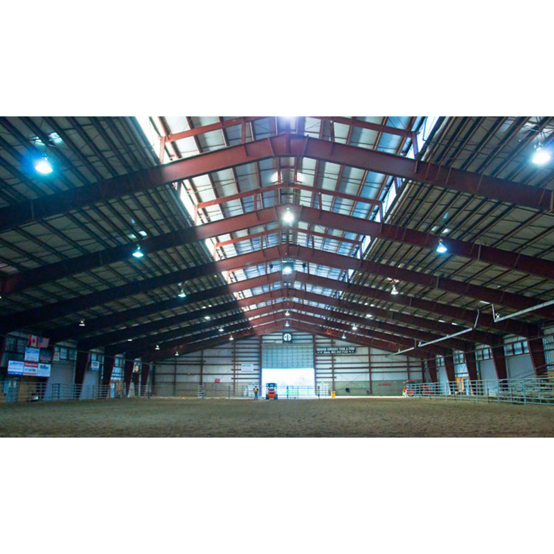 Modern Steel Structure Space Frame Workshop Roof Truss System with Galvanized H-shape Beams and Hot Dipped Galvanizing