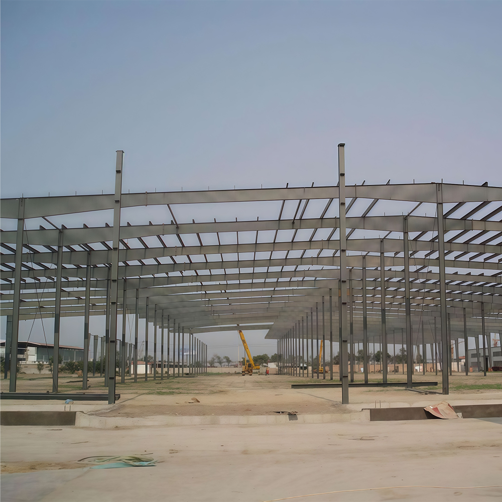 Light Sandwich Panel Prefabricated Galvanized Steel Structure Metal Frame Storey Workshops &amp; Plants Steel Structure Buildings