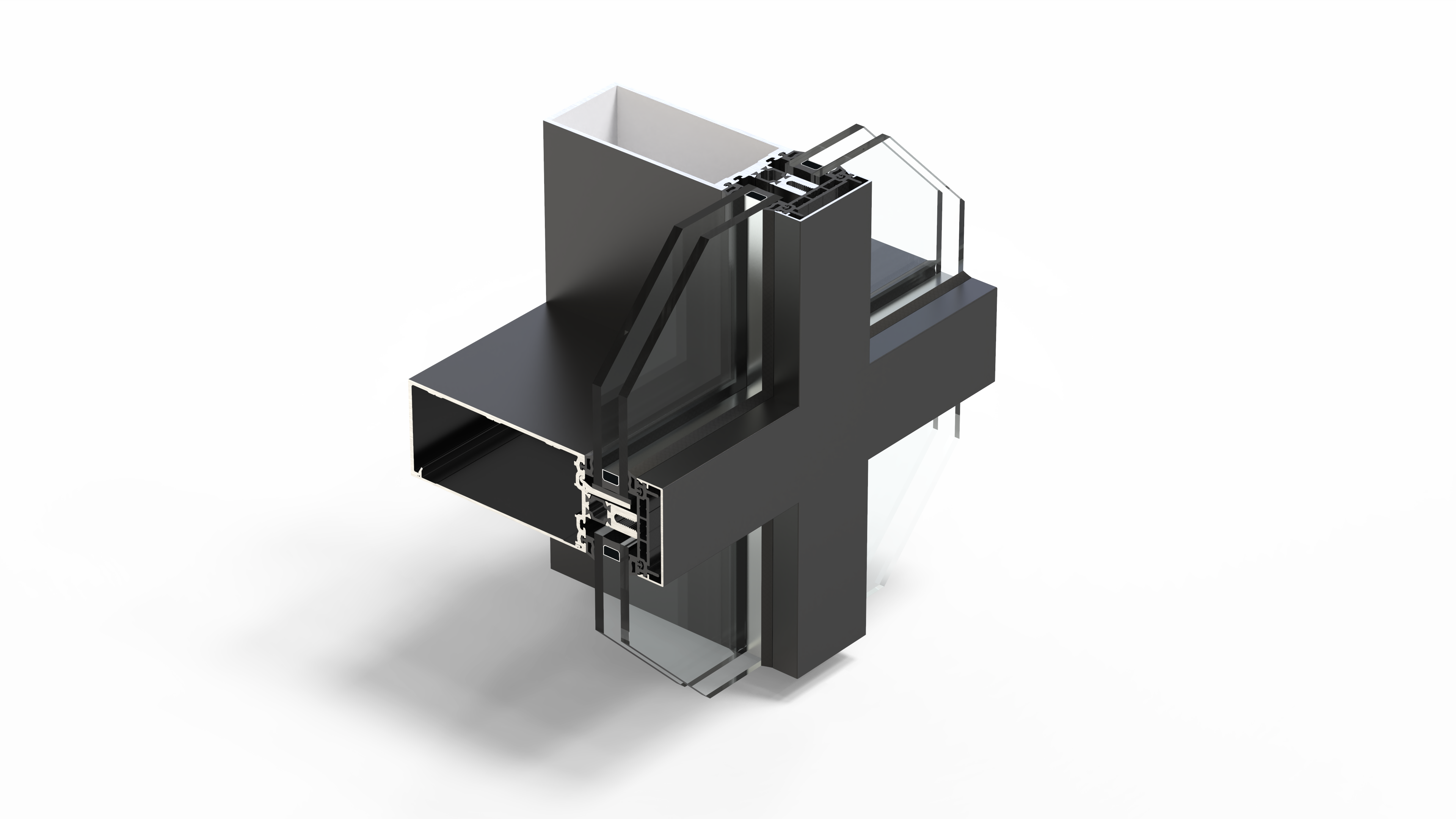 High-quality aluminum glass curtain wall
