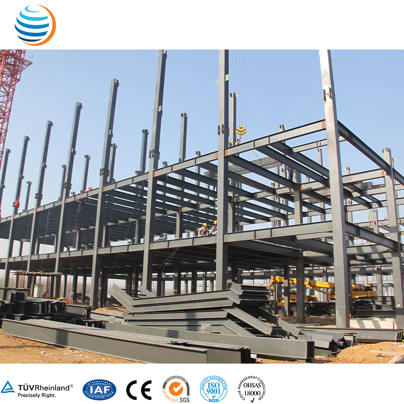 Prefab High Rise Multi Story Building Steel Structure Apartment Building Prefab Steel Structure Warehouse Hanger