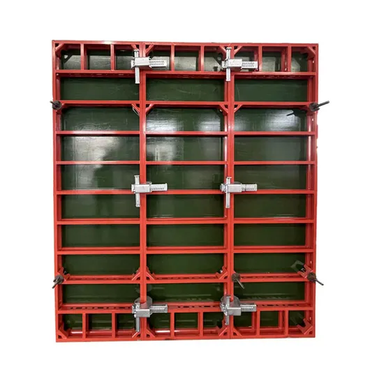 Construction Adjustable Arced Wall Column Steel Formwork System with H20 Timber Beam and Plywood for Concrete