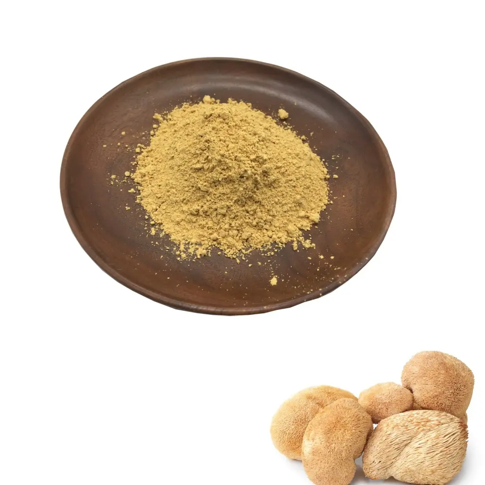 China Pure Hericium Erinaceus(Lion's Mane) Mushroom Extract Bulk Raw Material Powder for Health Supplements Supplier, Suppliers