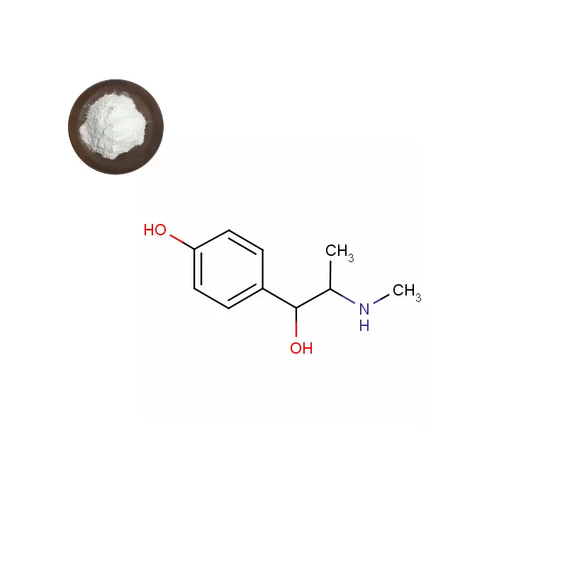 Best High Quality Synephrine HCl Synephrine Hydrochloride Powder CAS 5985-28-4 for Memory Enhancer Supplement Supplier, Exporters