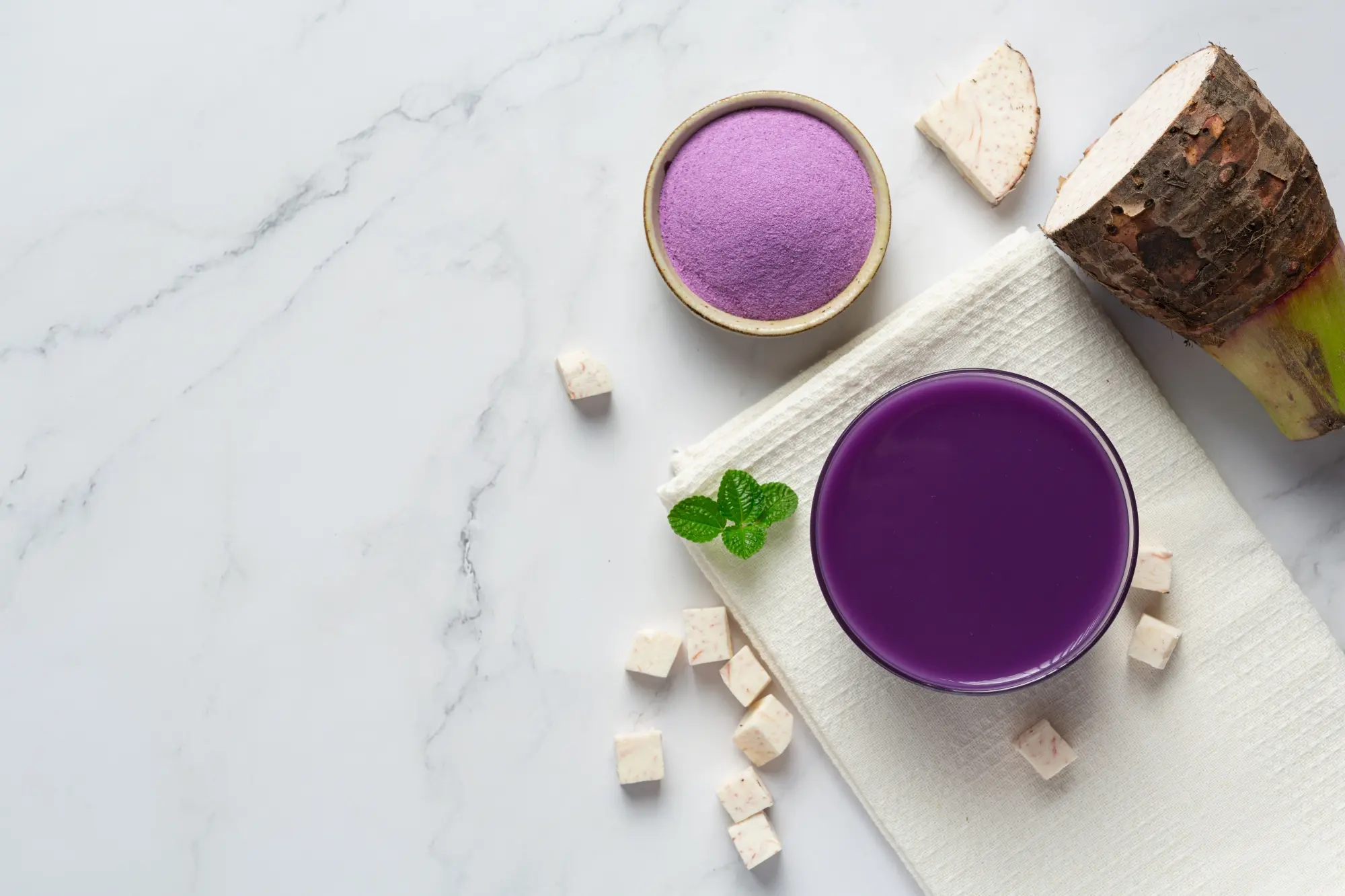 Blueberry juice powder
