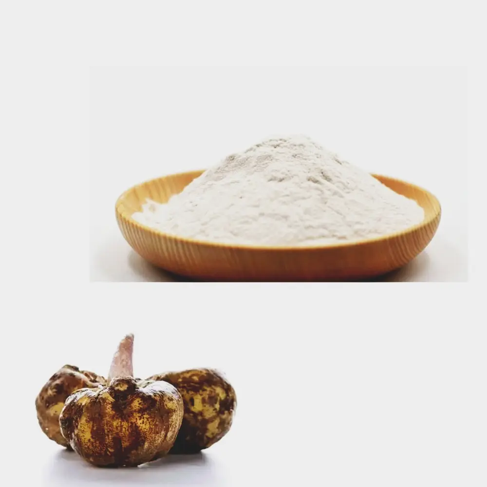 Best Healthy Konjac Gum Glucomannan Powder CAS 37220-17-0 for Low Calorie Food and Functional Beverage Manufacturers, Factory