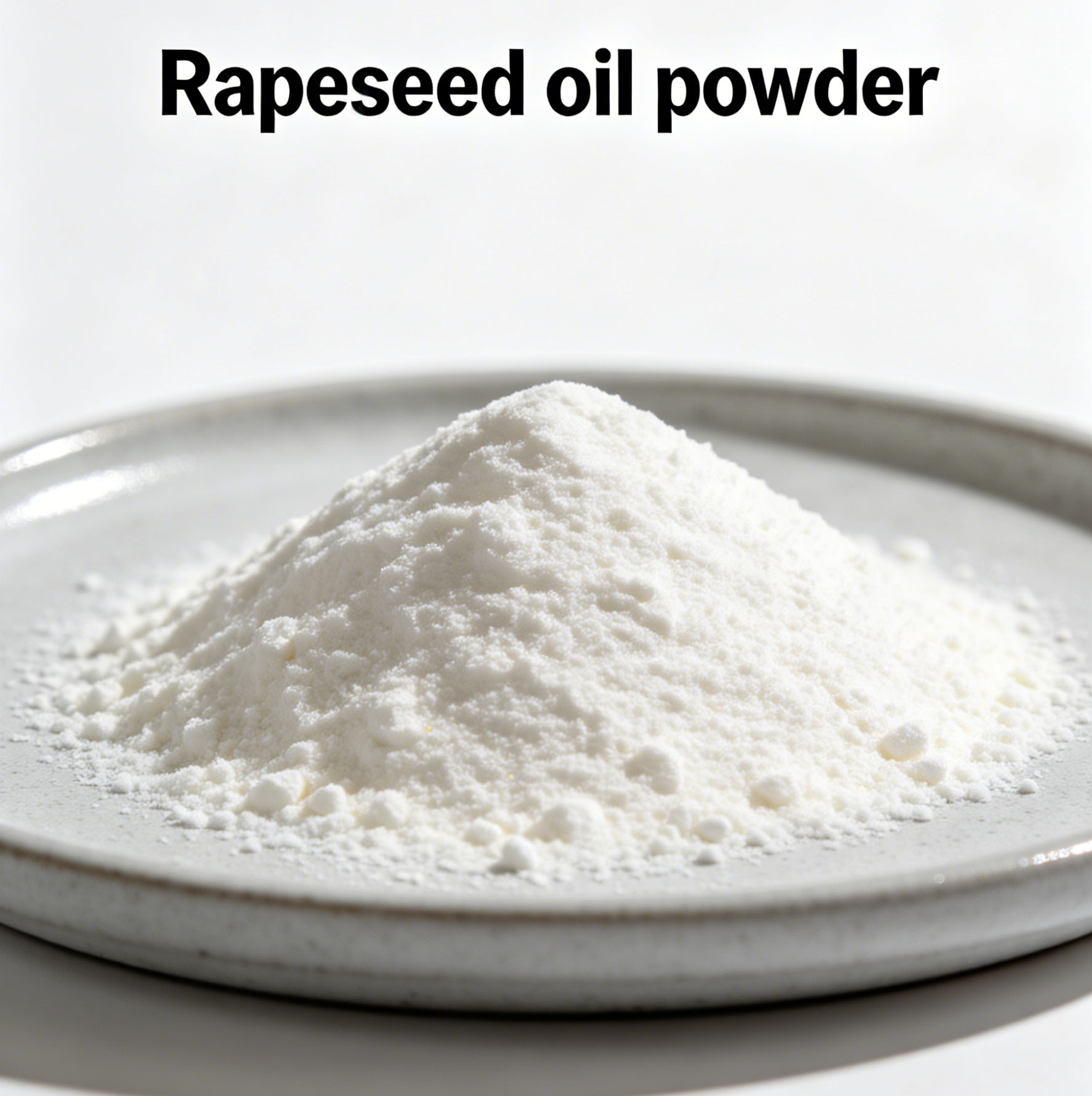 Food Grade Rapeseed Oil Powder Microencapsulated Canola Oil Powder High Oil Content Water Soluble Vegetable Oil Powder