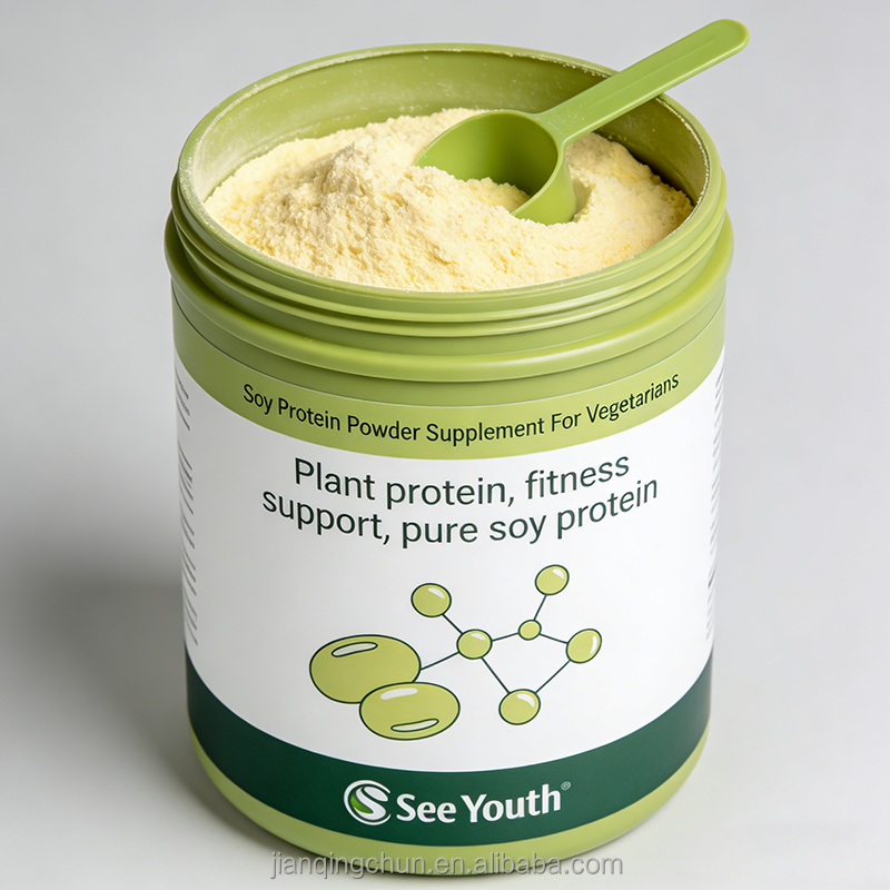 Premium Sports Nutrition Soy Protein Powder 100% Natural Ingredients Dietary Health Supplement for Muscle