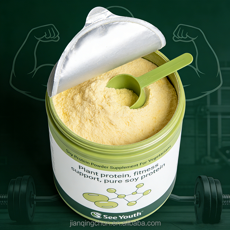 Premium Sports Nutrition Soy Protein Powder 100% Natural Ingredients Dietary Health Supplement for Muscle