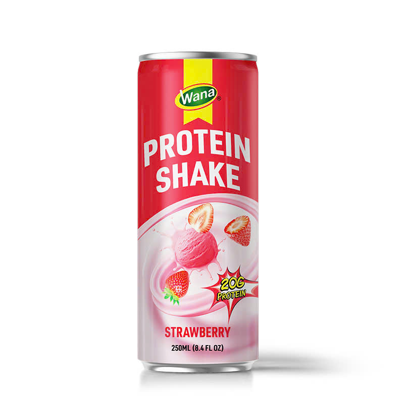 Best Choice Oatmeal Protein Shake Beverage 250ml/320ml Serving for Energy Boost At Wana Beverage Factory From Vietnam