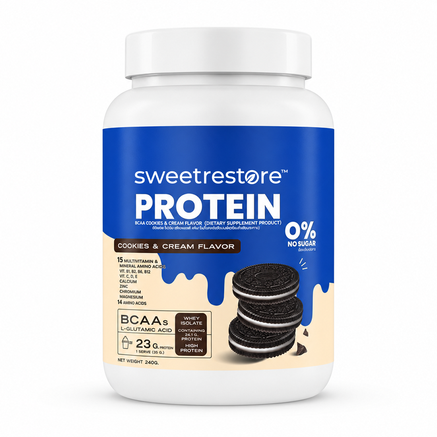 Plant Protein Powder With Protein Isolate Brown Rice Protein Hemp Protein Custom Flavors Sizes Packaging