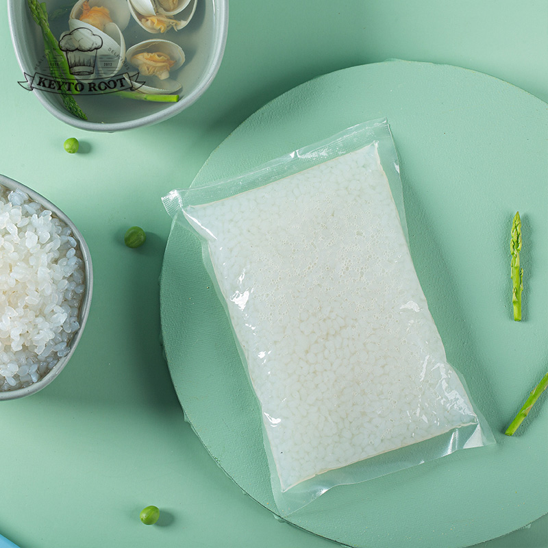Factory Wholesale Low Carb Konjac White Rice Gluten-Free Ready-to-Eat Shirataki Instant Rice