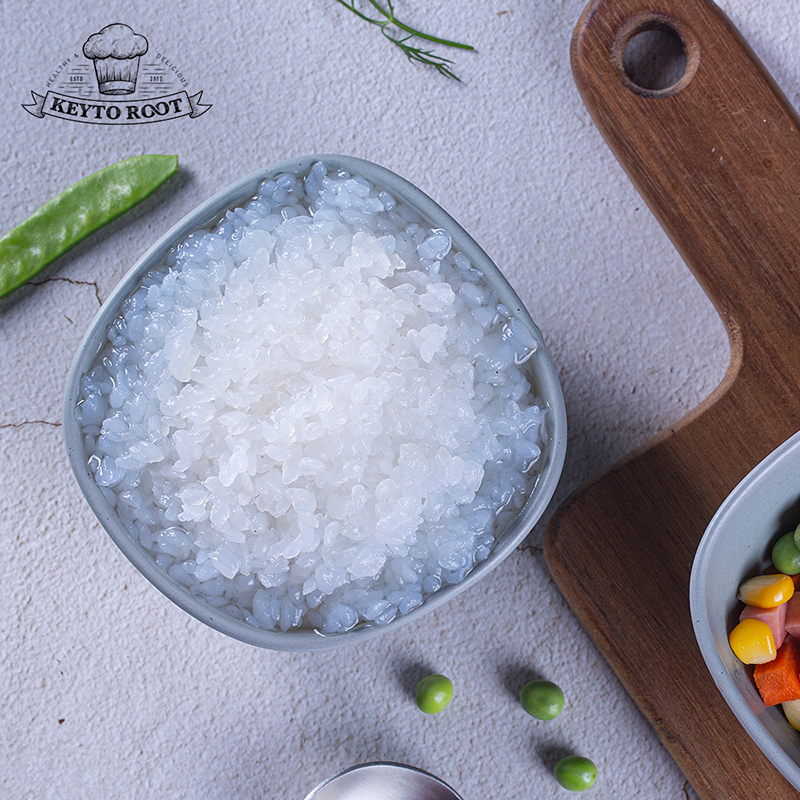 Factory Wholesale Low Carb Konjac White Rice Gluten-Free Ready-to-Eat Shirataki Instant Rice