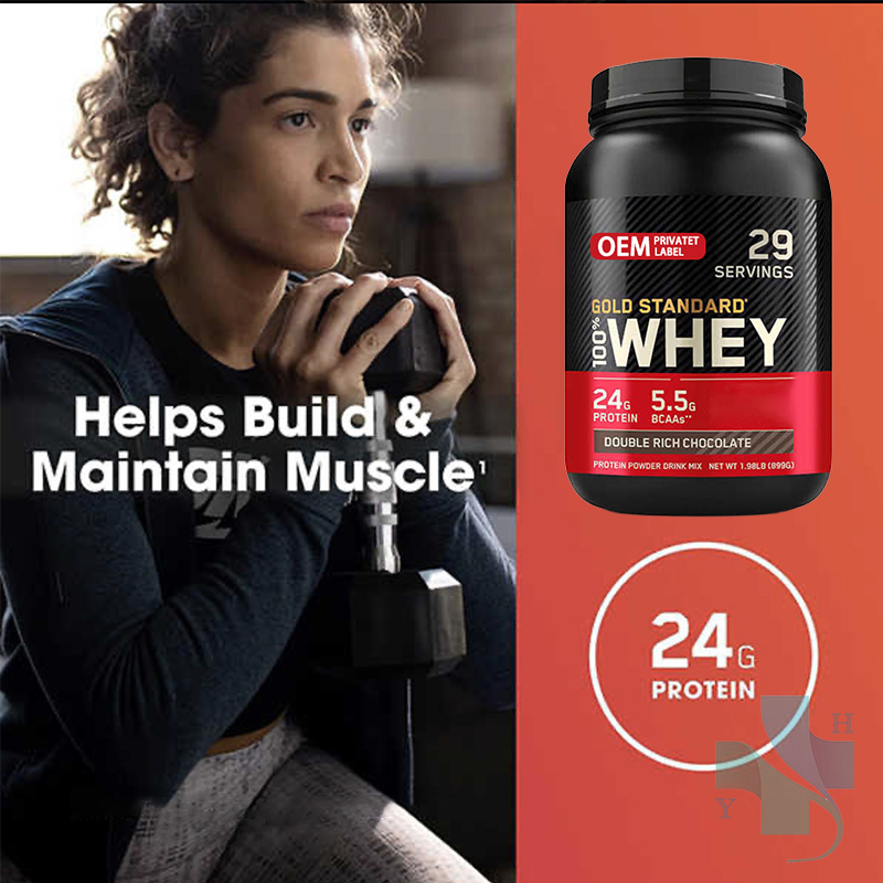 OEM/ODM Customized Natural Concentrate Whey Protein Weight Gain Sport Supplements Whey Protein Powder