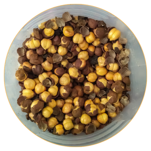 High Protein Roasted Chickpeas Chana Crunchy Snack-Haldi Healthy Salted Gram FSSAI Certified 25kg Pp Bag Namkeen &amp; Savory Mixes