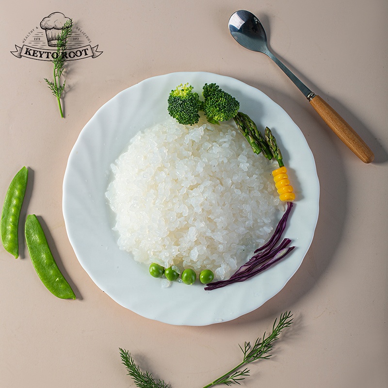 Wholesale Gluten-Free Sugar-Free Konjac Shirataki Rice Instant Halal Keto Rice Konnyaku Konjac Halal Rice