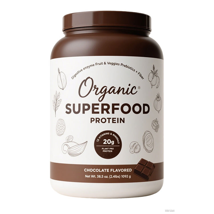 Organic Pea Protein Blend Plant Based Superfood Rich in Vitamins &amp; Minerals Meal Replacement Vegan Protein Powder