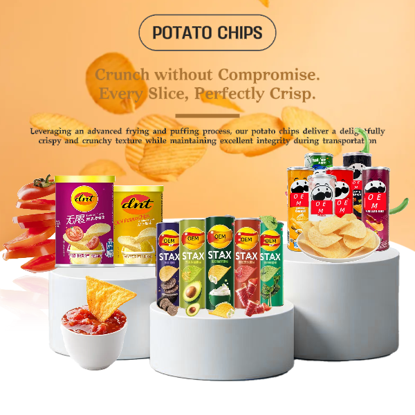 Gluten Free Halal Custom Multi Flavor Low Calorie High Protein Potato Crisps