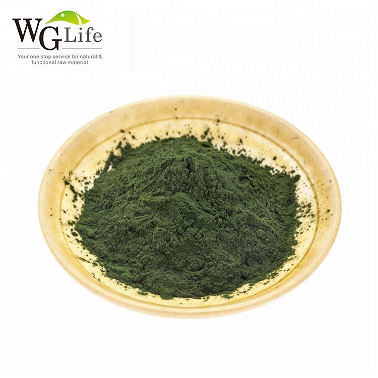Pure Natural Raw Spirulina Algae Protein Powder 50%-90% Solvent Extracted Food Grade WGLIFE Brand Artificial Planting Drum