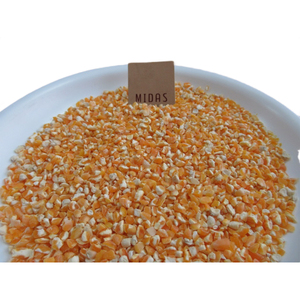 EU Organic Certified Dried Cracked Corn NPOP Approved Non-GMO Grits Grade Yellow Protein Energy Rich Feed for Poultry Aqua Farms