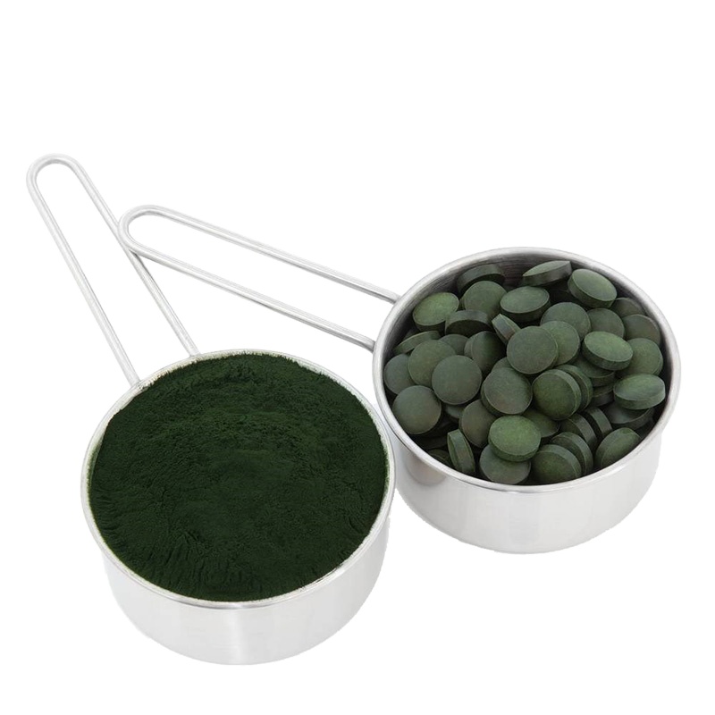 100% Natural Organic Food Grade Spirulina Tablets 250mg 500mg Green Spirulina Extract Organic Spirulina Powder