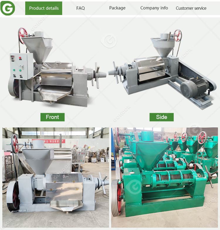 Oil Pressing Details